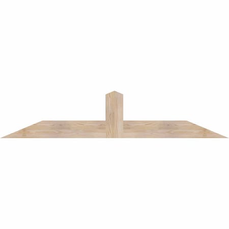 Ekena Millwork Portland Smooth Timber Gable Bracket, Douglas Fir, 72"W x 15"H x 3 1/2"D x 5 1/2"F, 5/12 Pitch GBW072X15X0406POR00SDF